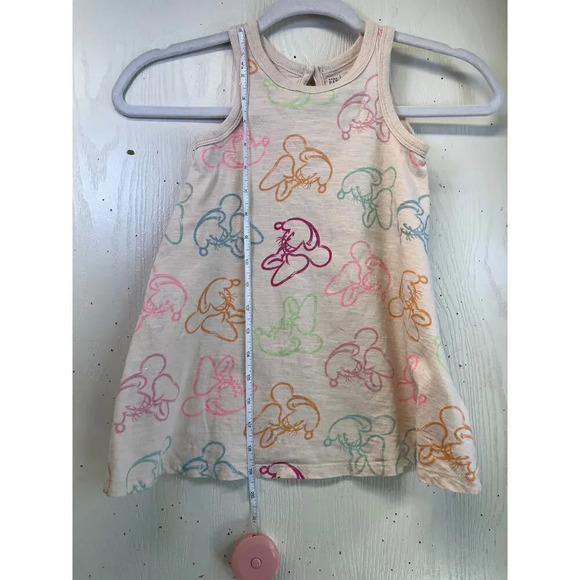 Baby Gap/Disney 3Toddler Multiple ColorsTrapeze Minnie Face  Dress - Picture 5 of 13